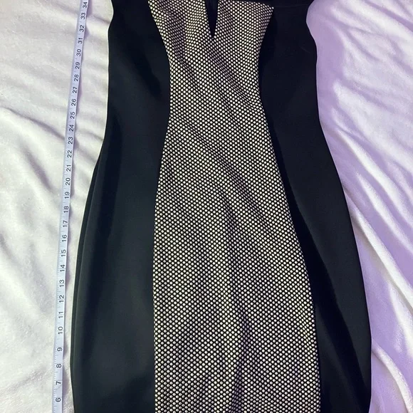 Connected Apparel Color Block Sheath Dress Size 12 - Picture 6 of 6